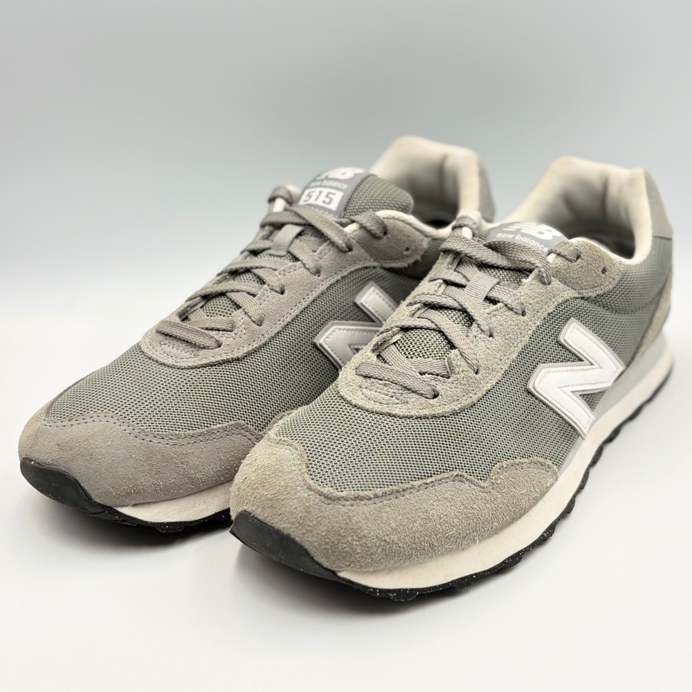 New Balance 515 V3 Mens 11 Grey/White Suede Retro Classic Sneakers ML515GRY